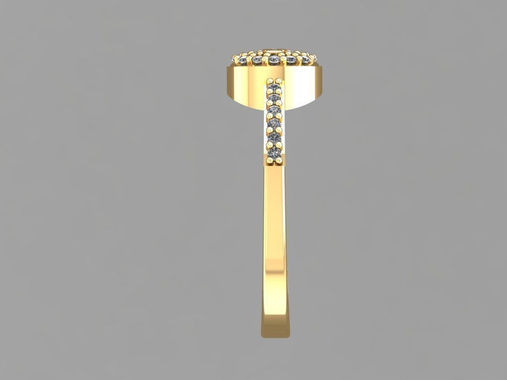 - Diamond ring 3D print model_4