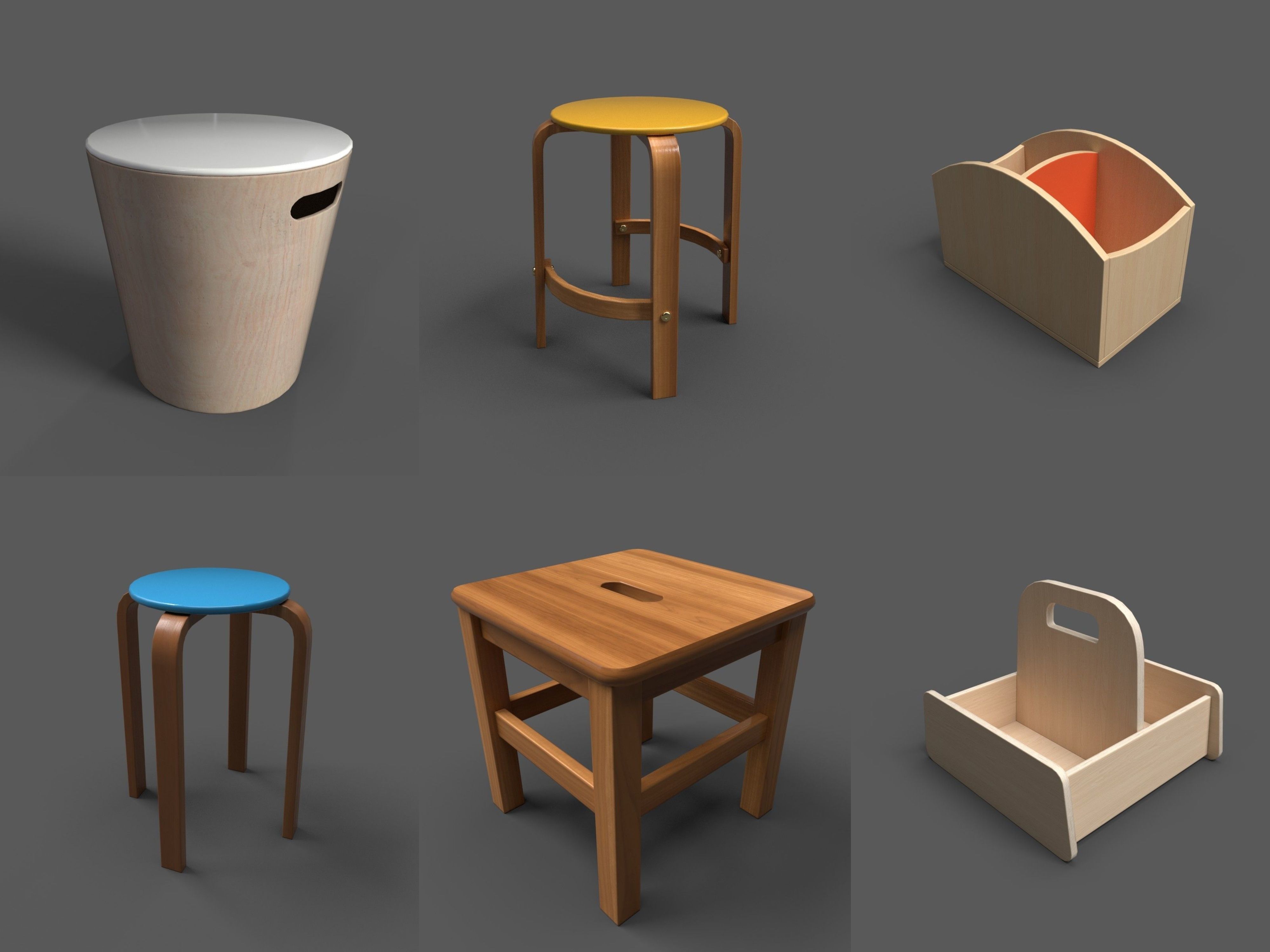 furniture Volume-01 3D Model Collection_10