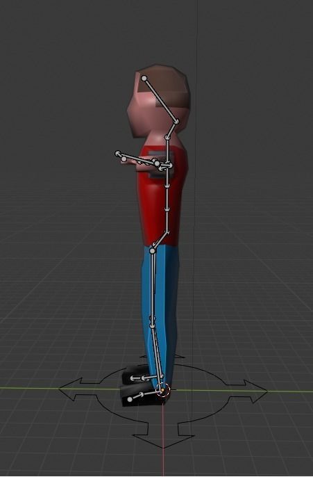 Low-poly man Free low-poly 3D model_2