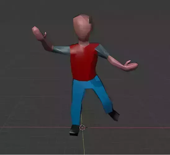 Low-poly man