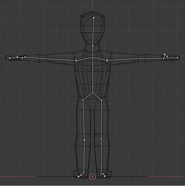 Low-poly man Free low-poly 3D model_3