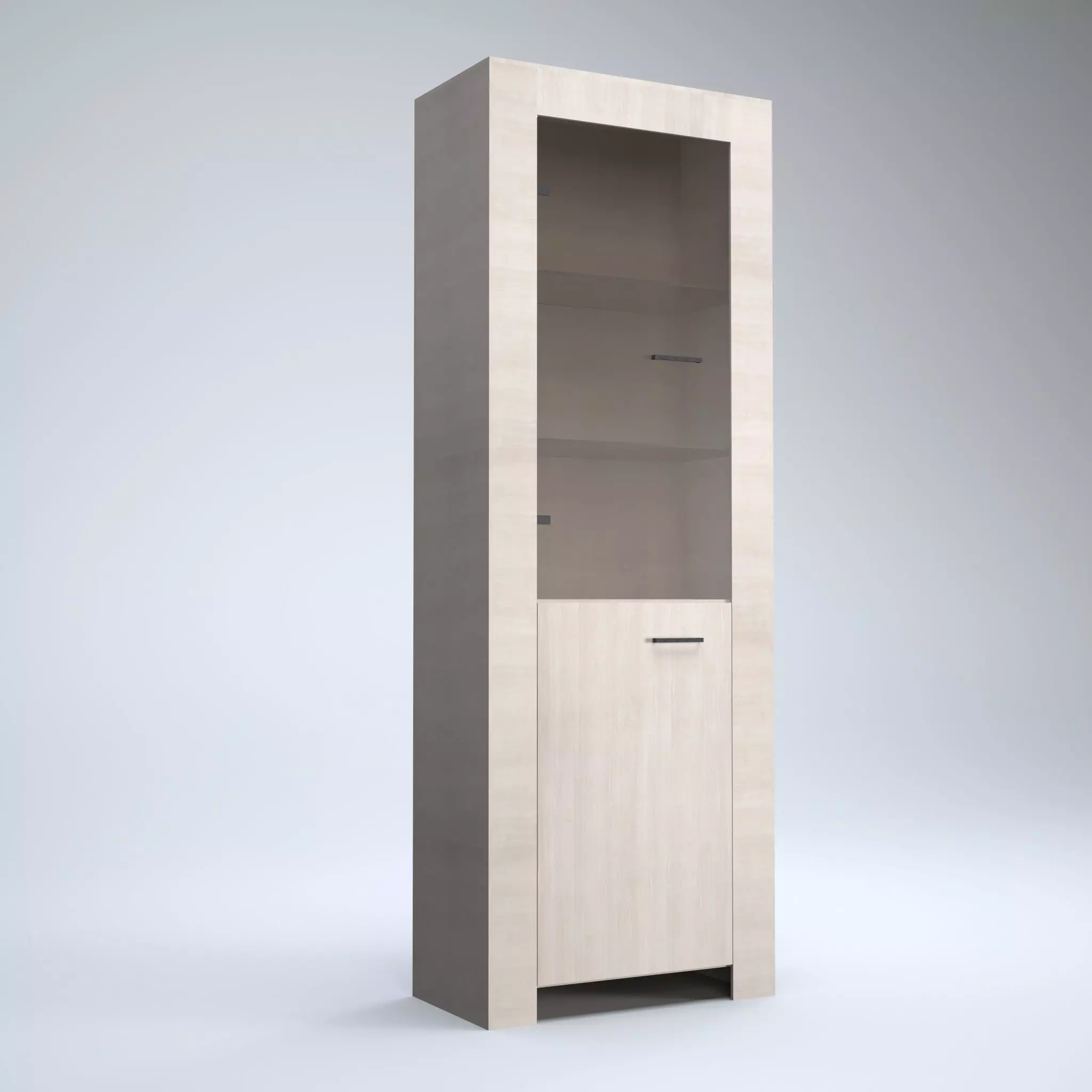Tall Shelf Cabinet Low-poly 3D model