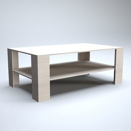 Coffee Table Low-poly 3D model
