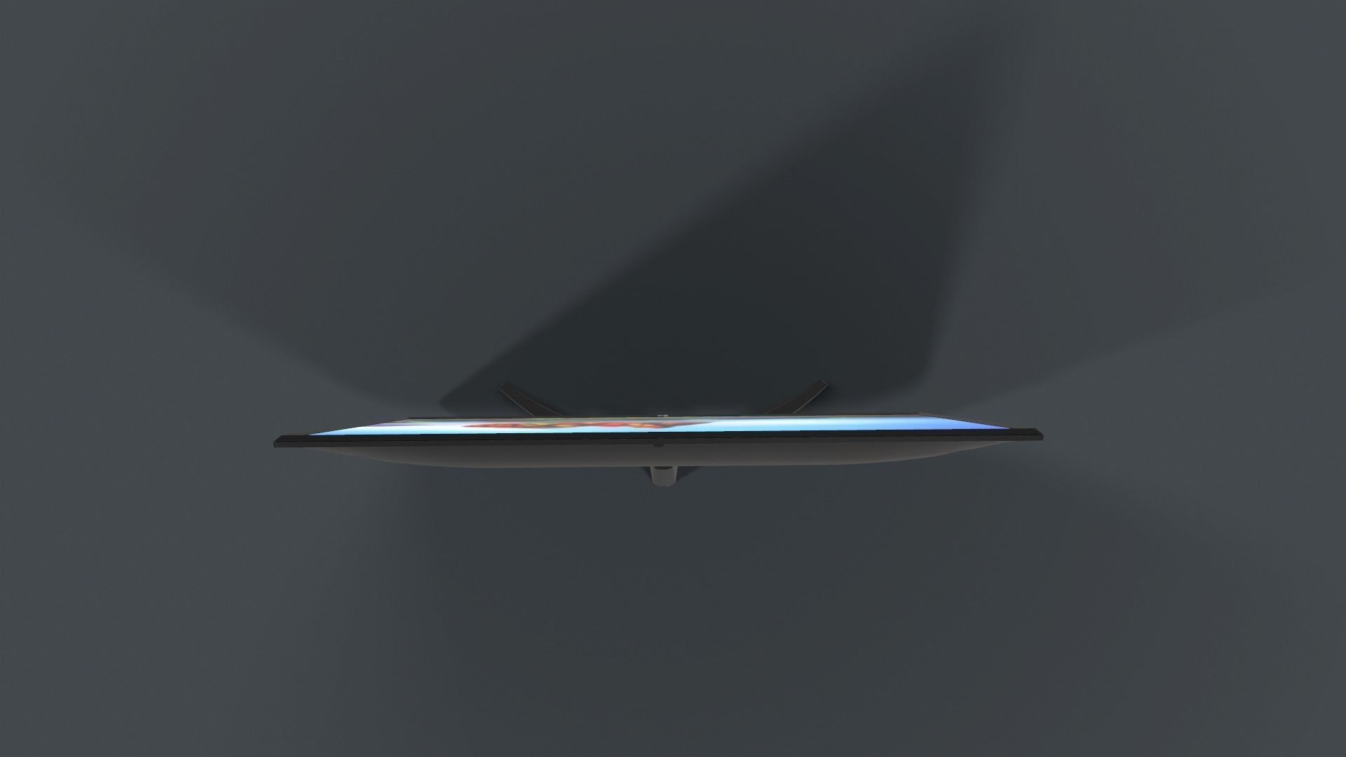 LG 50 Smart TV Low-poly 3D model_8