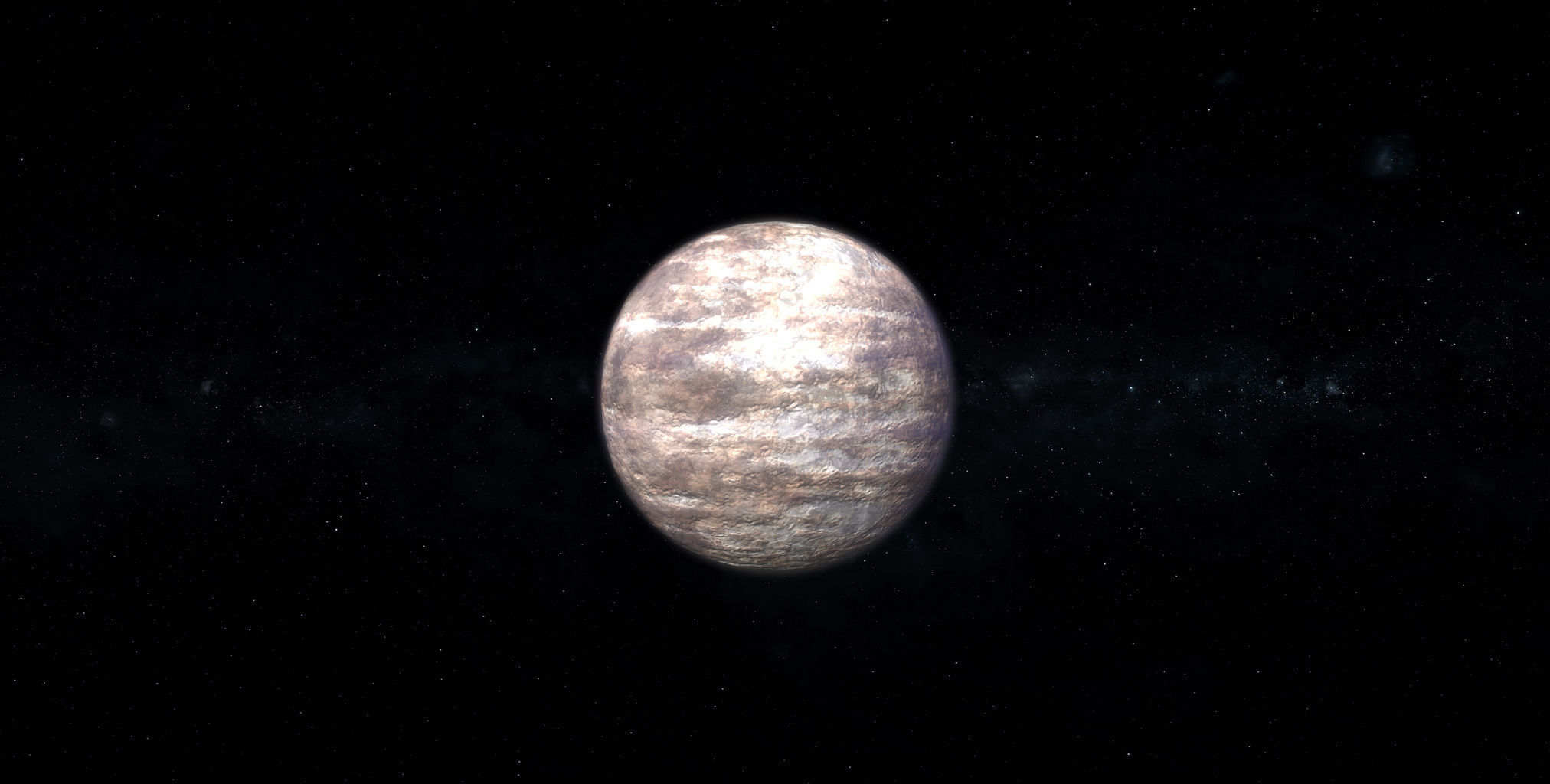 Barren Alien Planet 05 Low-poly 3D model_1