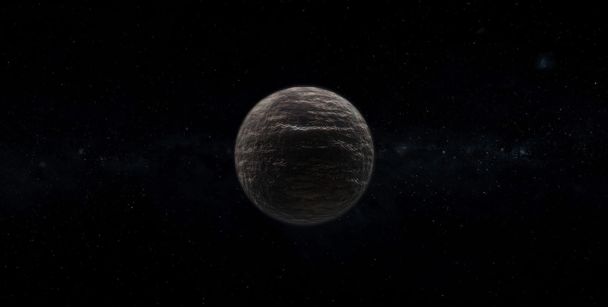 Barren Alien Planet 05 Low-poly 3D model_6