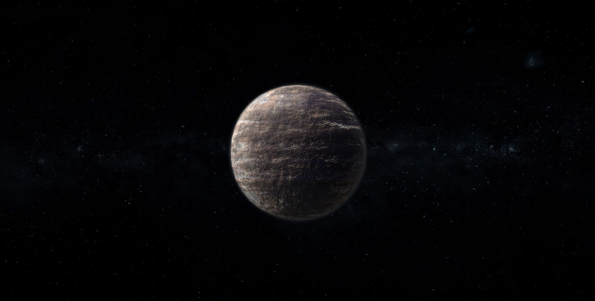 Barren Alien Planet 05 Low-poly 3D model_7