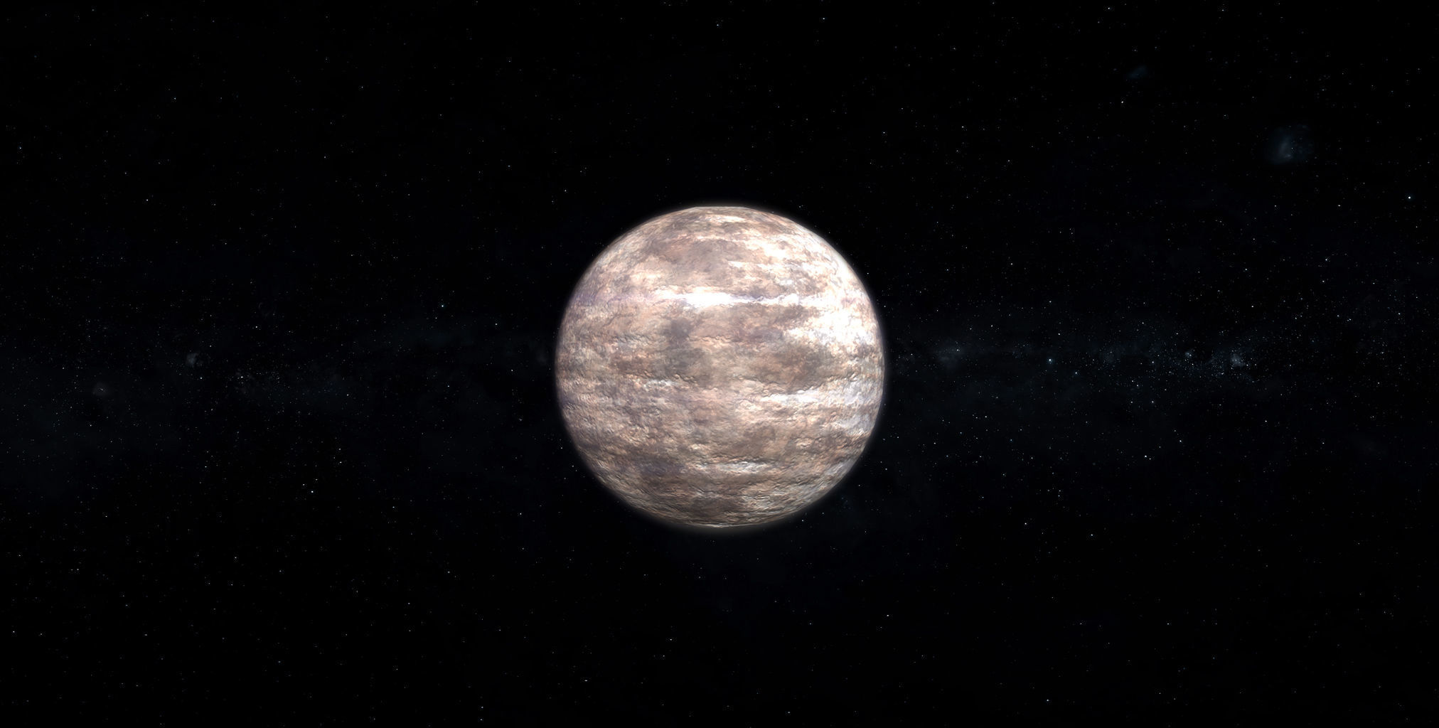 Barren Alien Planet 05 Low-poly 3D model_2