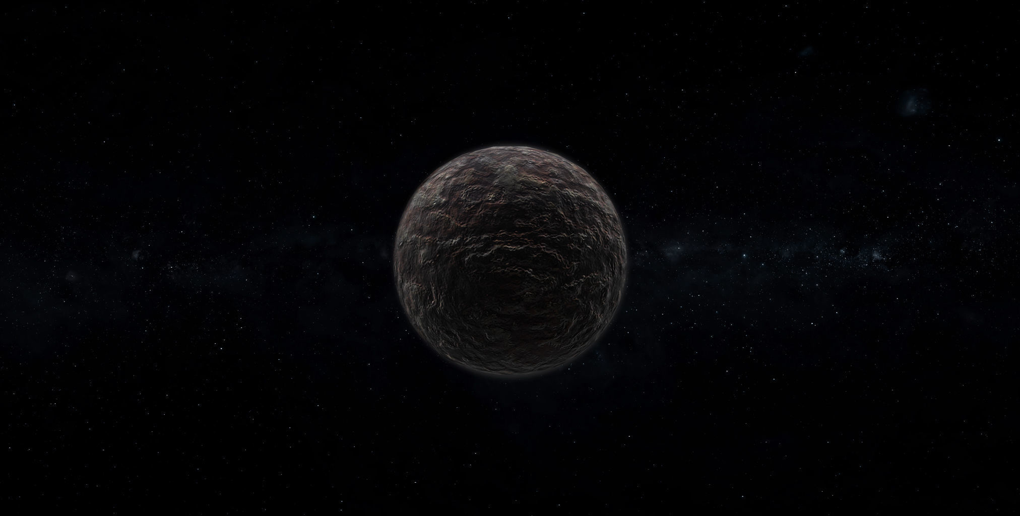 Barren Alien Planet 04 Low-poly 3D model_6