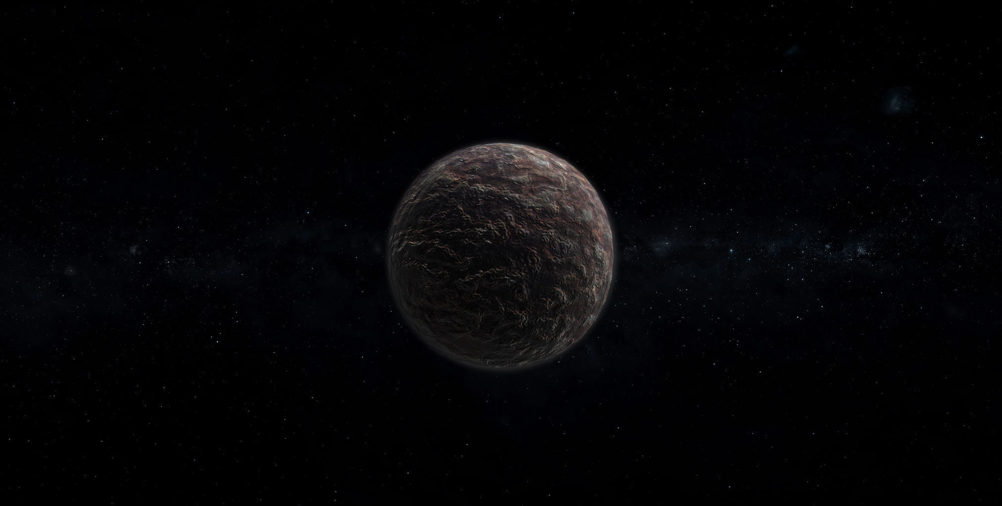 Barren Alien Planet 04 Low-poly 3D model_5