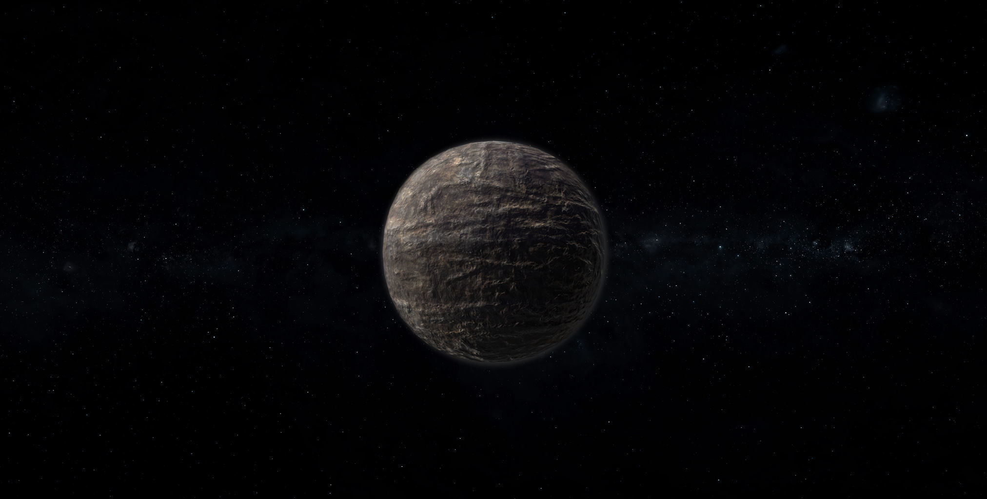 Barren Alien Planet 03 Low-poly 3D model_7