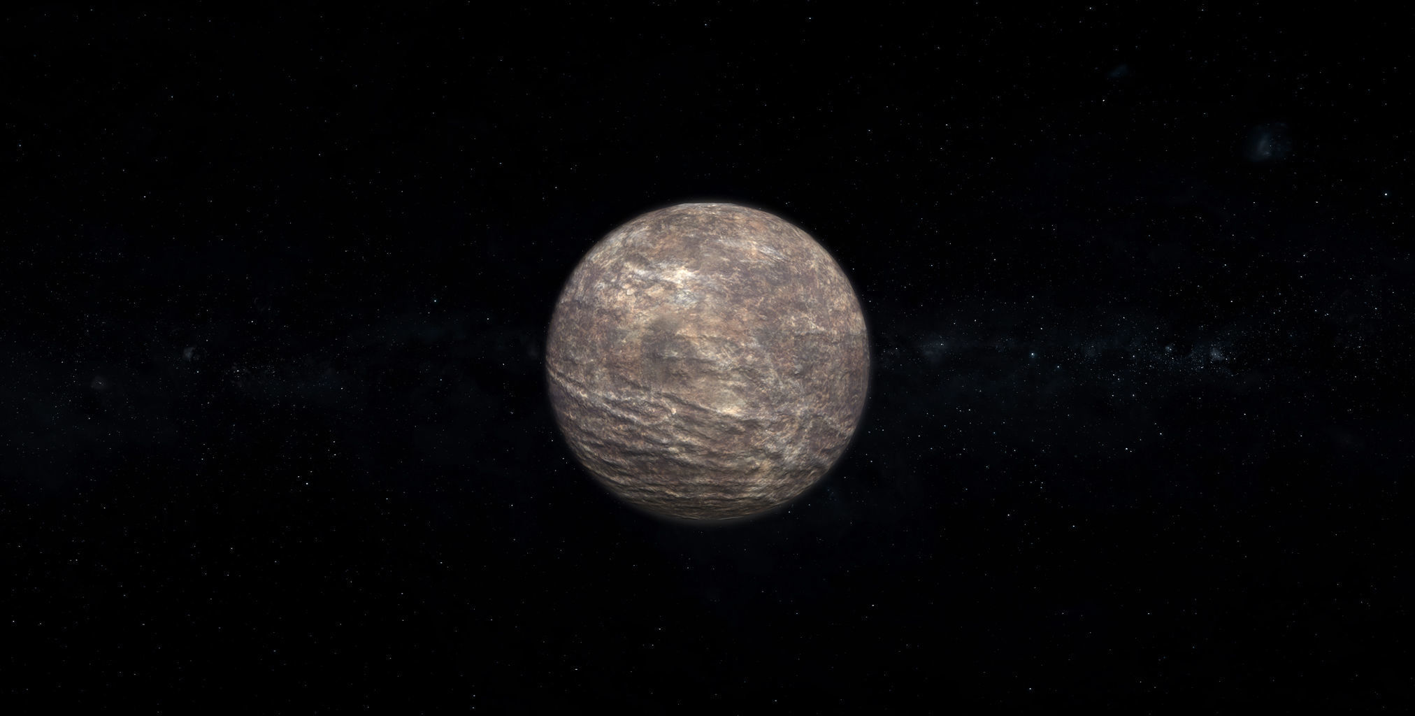 Barren Alien Planet 03 Low-poly 3D model_2