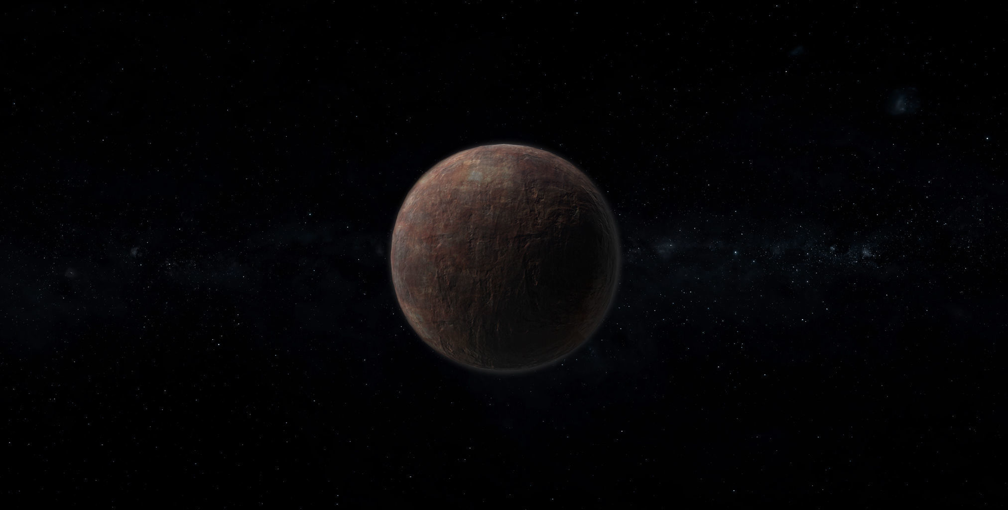 Barren Alien Planet 02 Low-poly 3D model_7