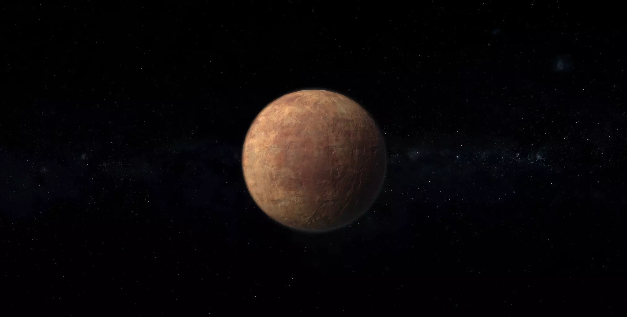 Barren Alien Planet 01 Low-poly 3D model_0