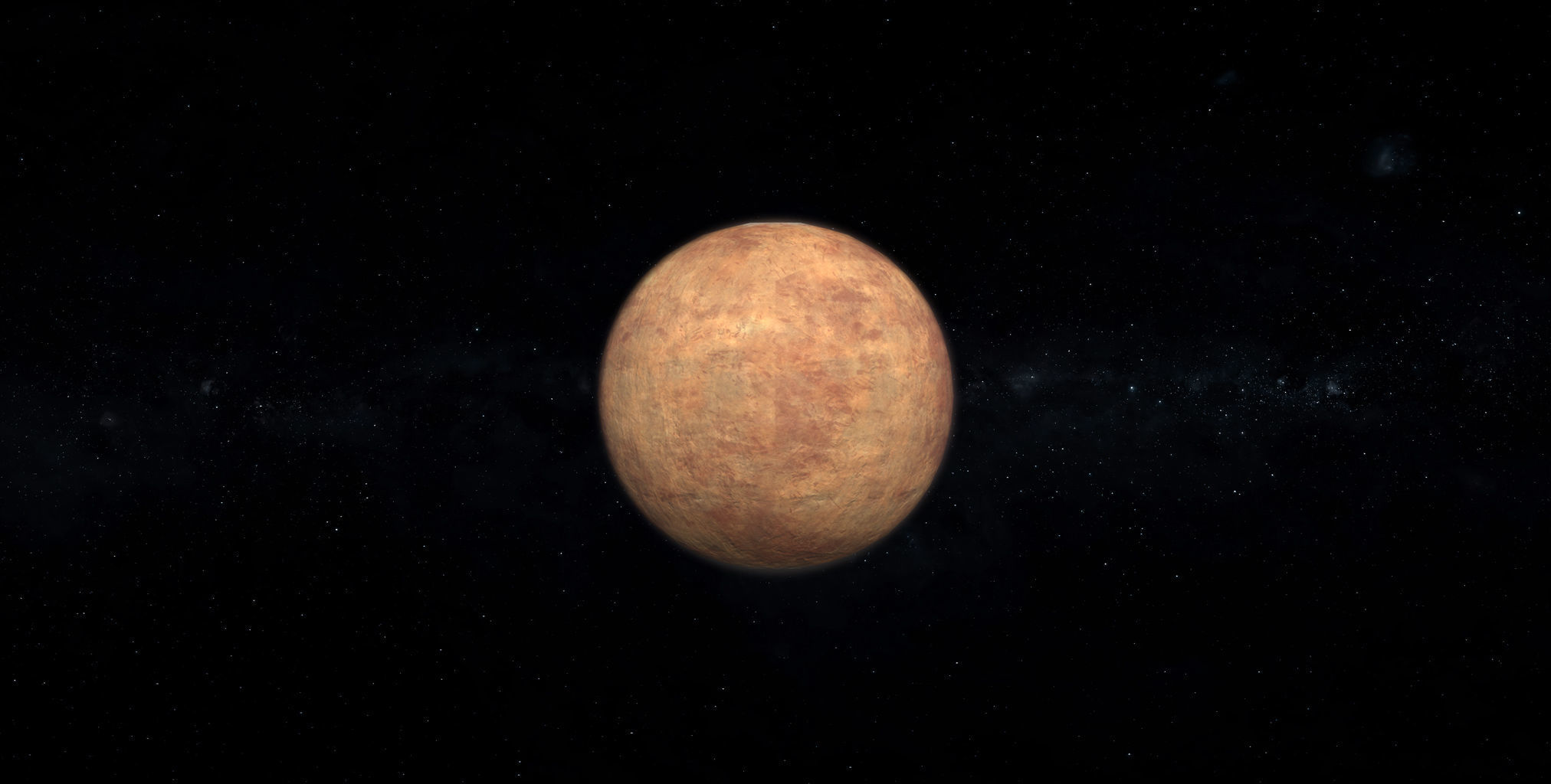 Barren Alien Planet 01 Low-poly 3D model_2