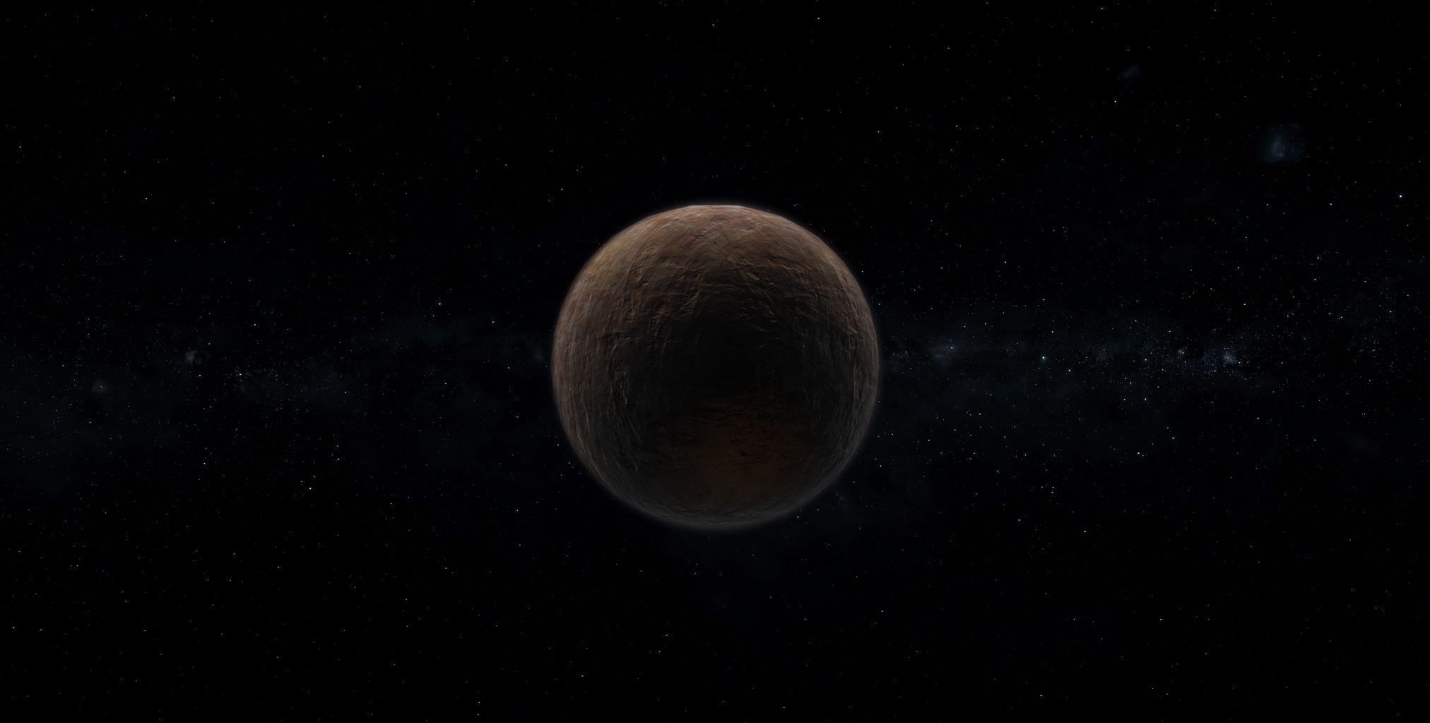 Barren Alien Planet 01 Low-poly 3D model_6