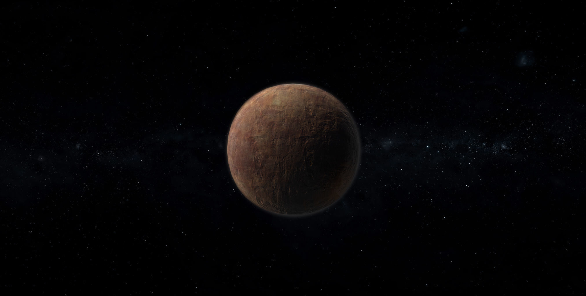 Barren Alien Planet 01 Low-poly 3D model_7