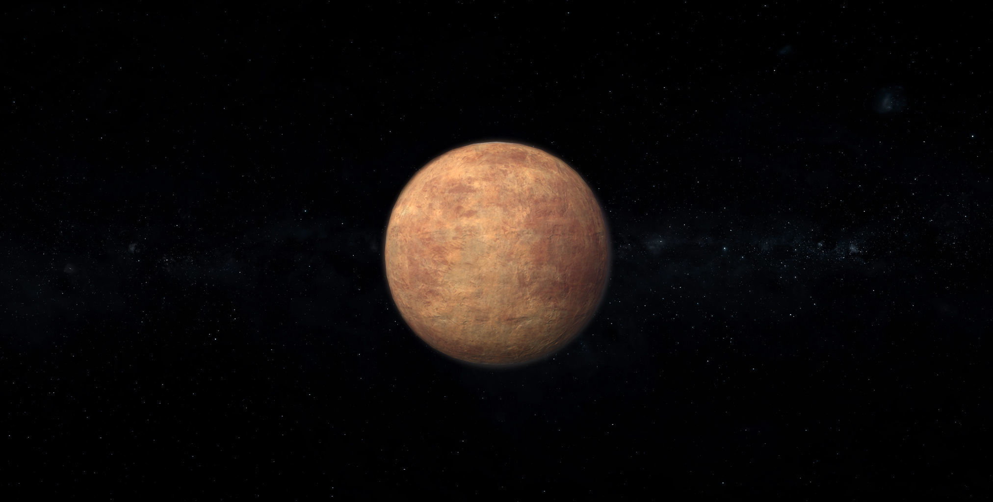 Barren Alien Planet 01 Low-poly 3D model_1