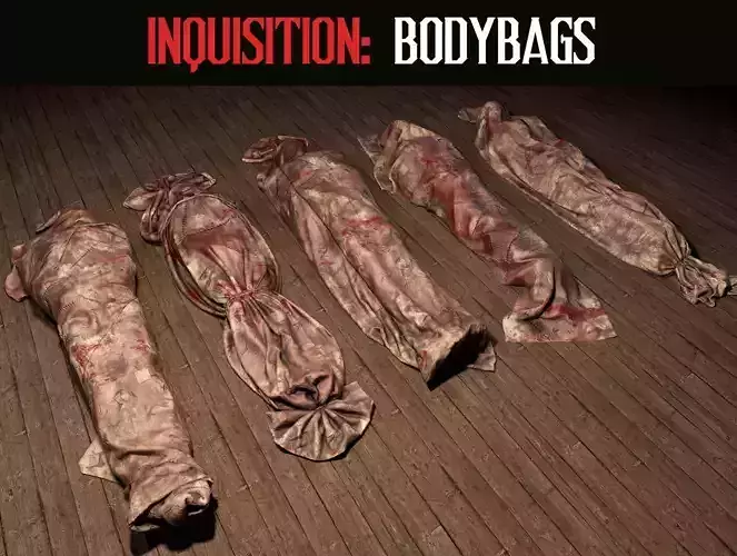 Inquisition - Bodybags Low-poly 3D model