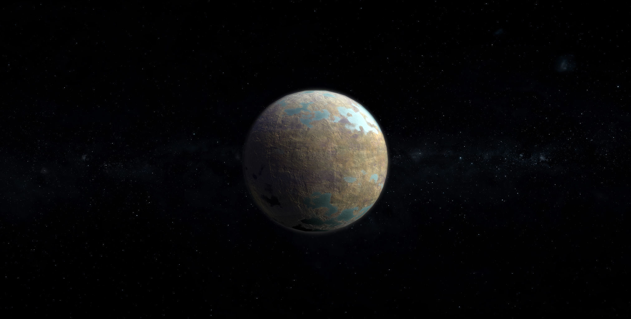 Alien Planet 10 Low-poly 3D model_4