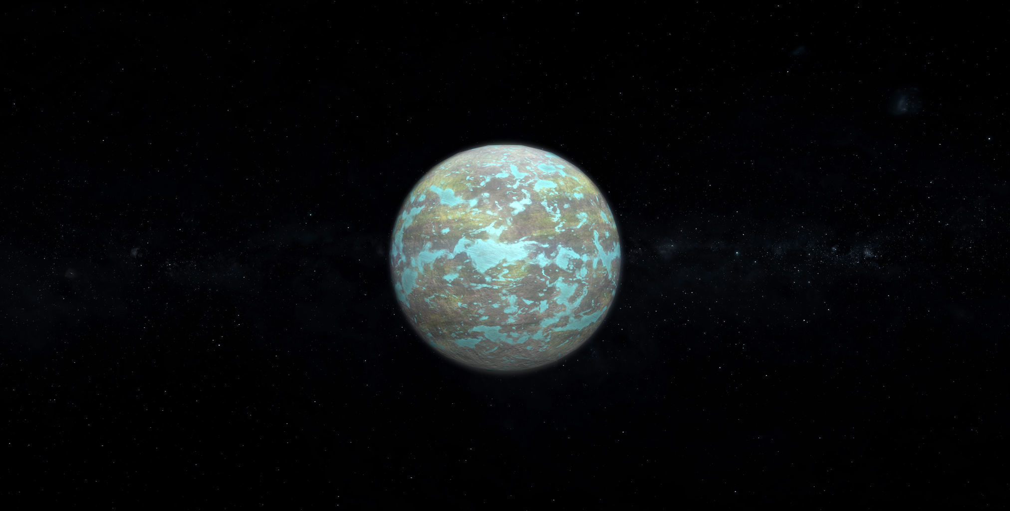 Alien Planet 09 Low-poly 3D model_2