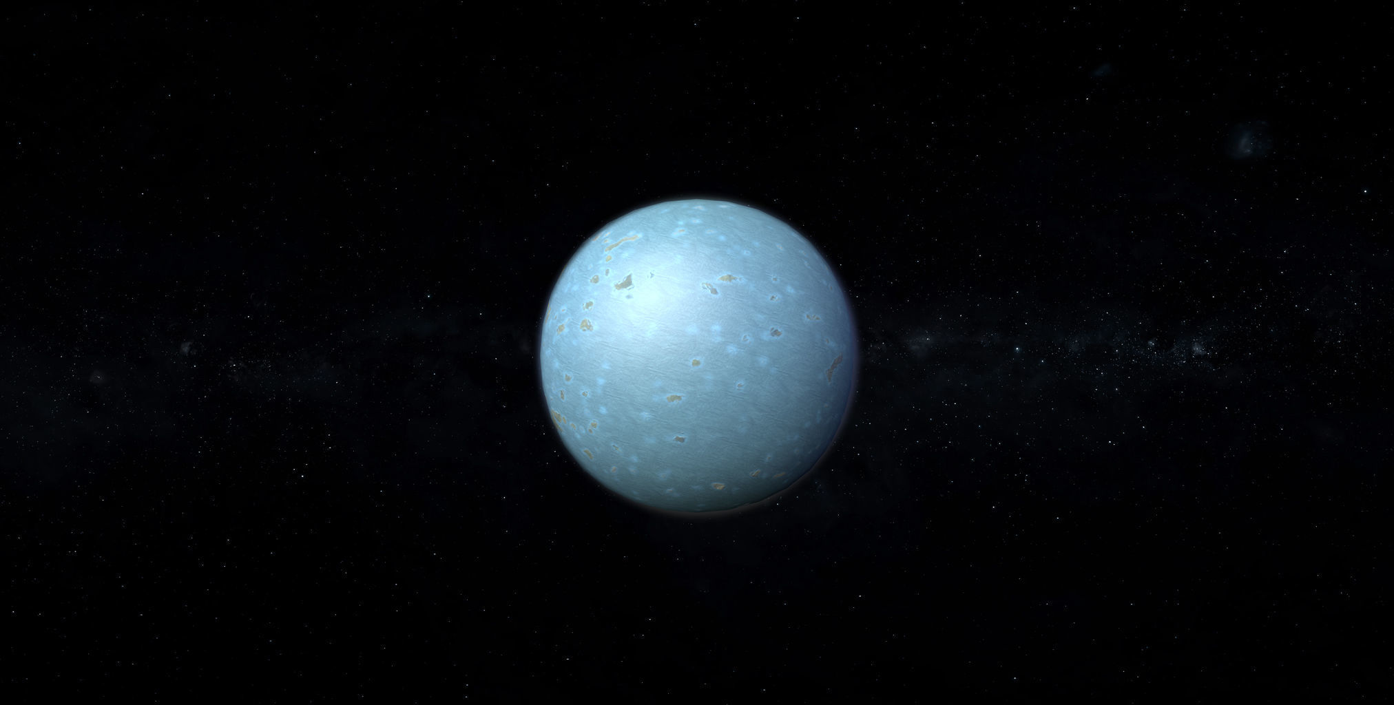 Alien Planet 08 Low-poly 3D model_1