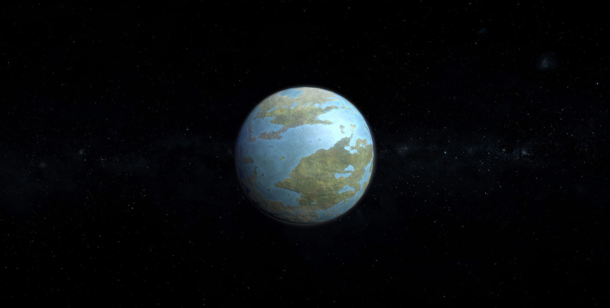 Alien Planet 07 Low-poly 3D model_3