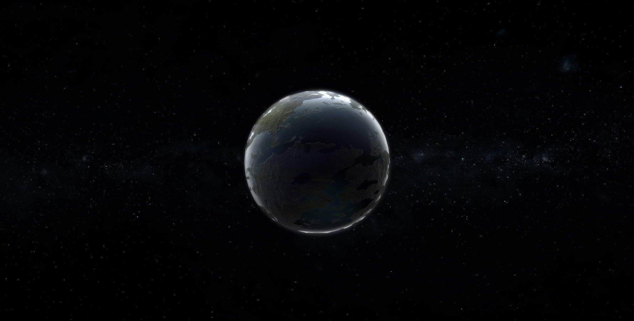 Alien Planet 07 Low-poly 3D model_6