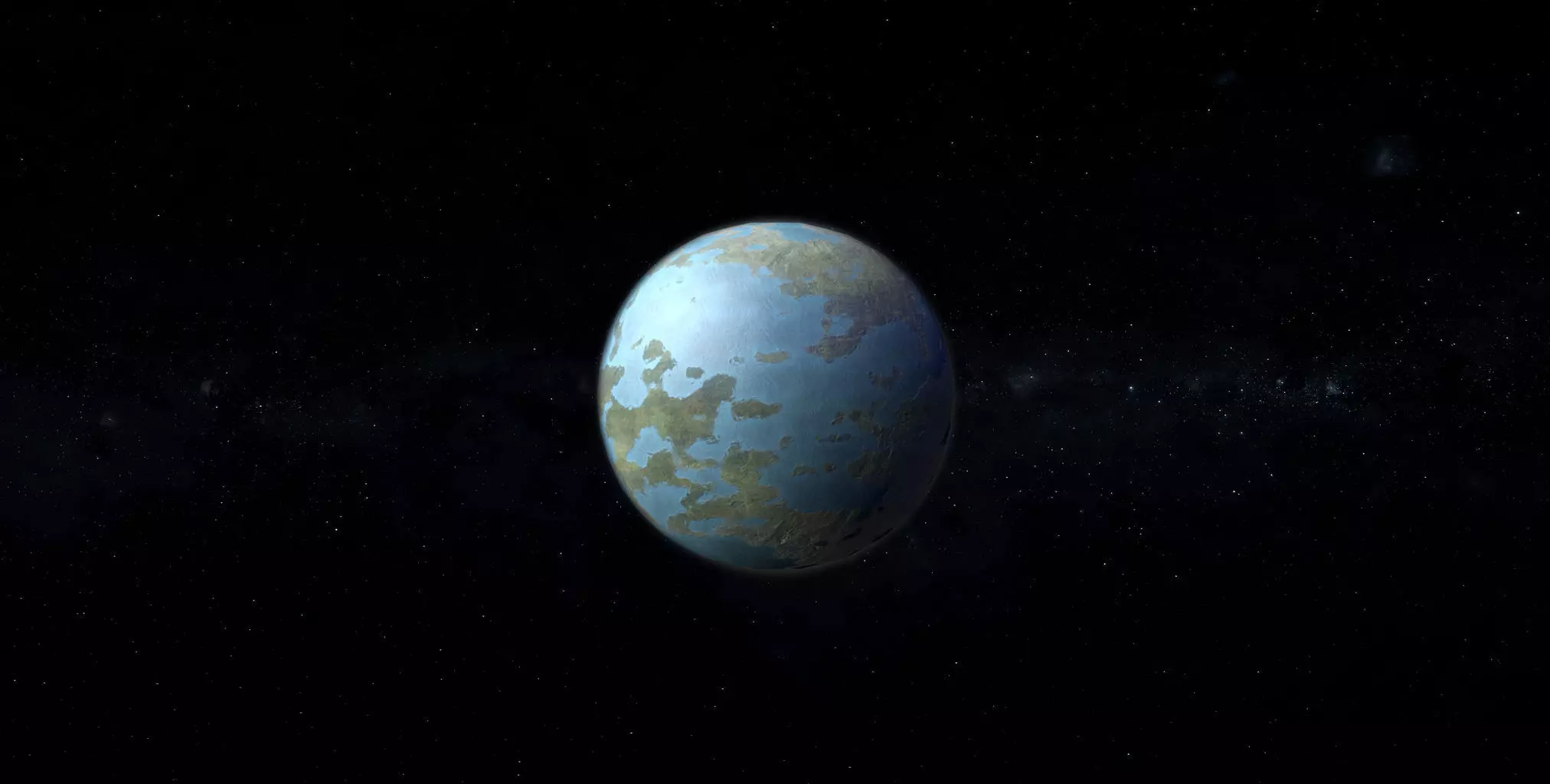 Alien Planet 07 Low-poly 3D model_0