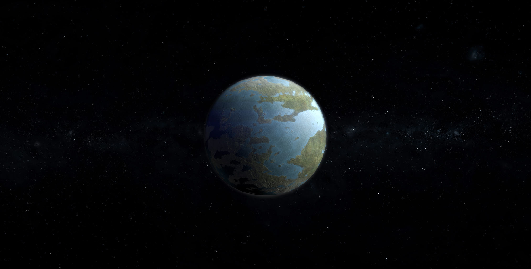 Alien Planet 07 Low-poly 3D model_4