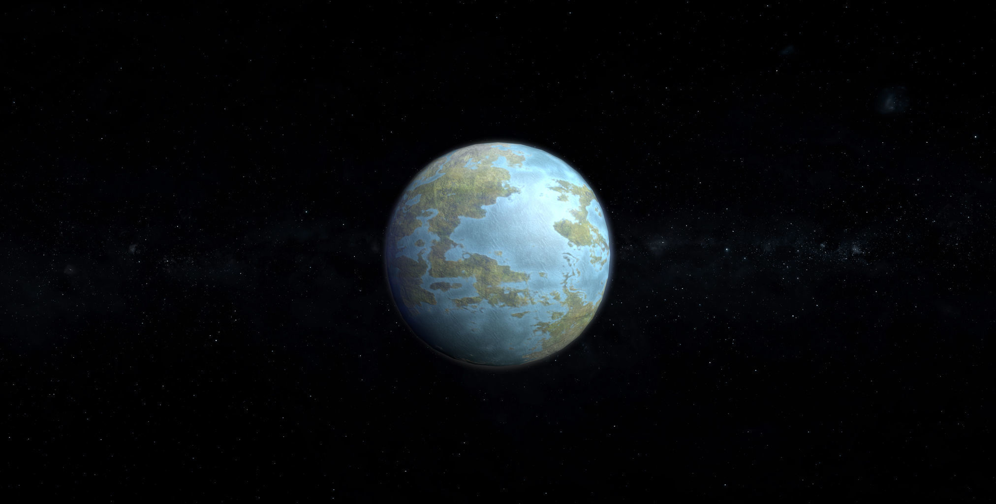 Alien Planet 06 Low-poly 3D model_3