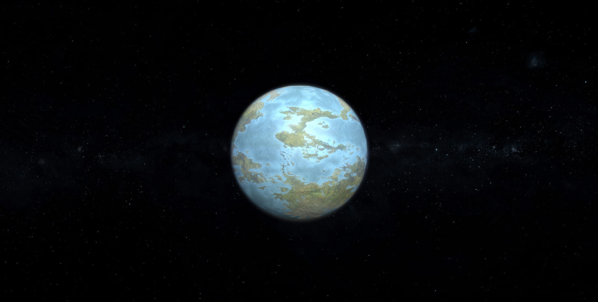 Alien Planet 06 Low-poly 3D model_2