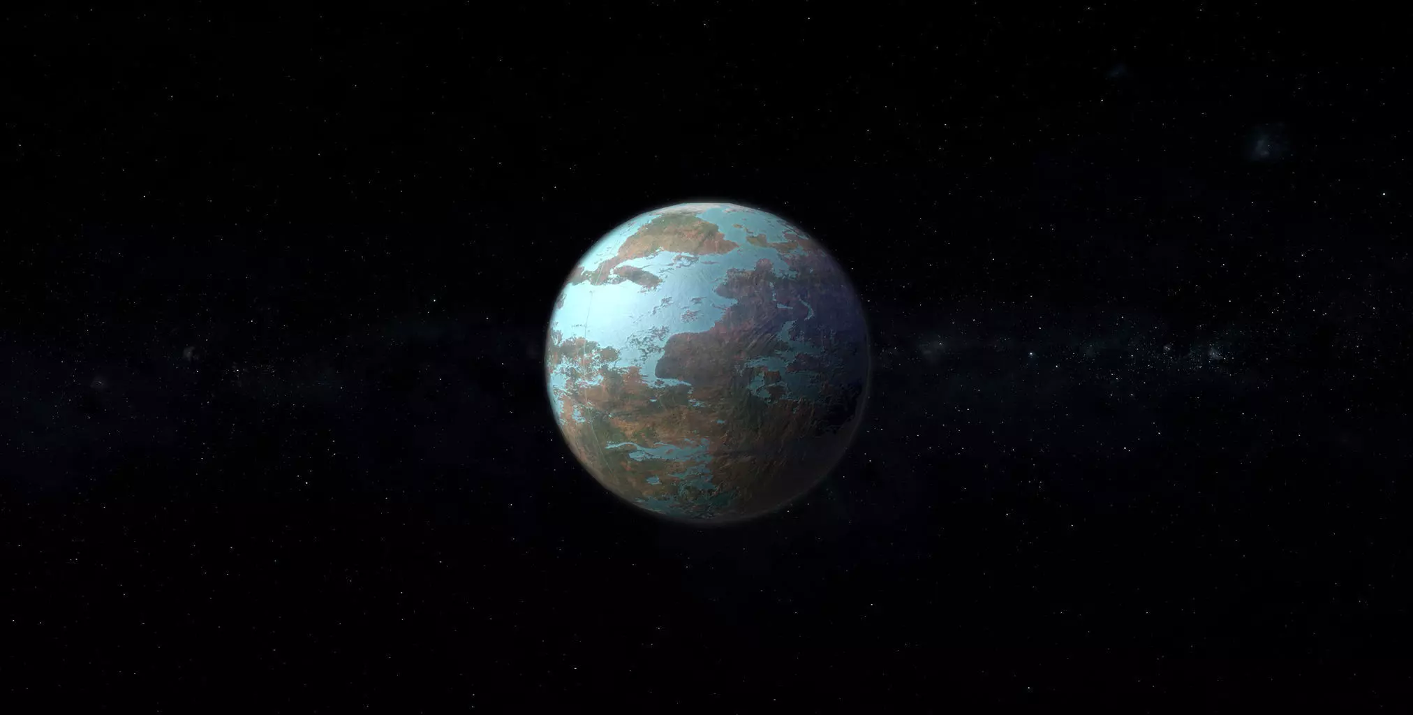 Alien Planet 05 Low-poly 3D model_0