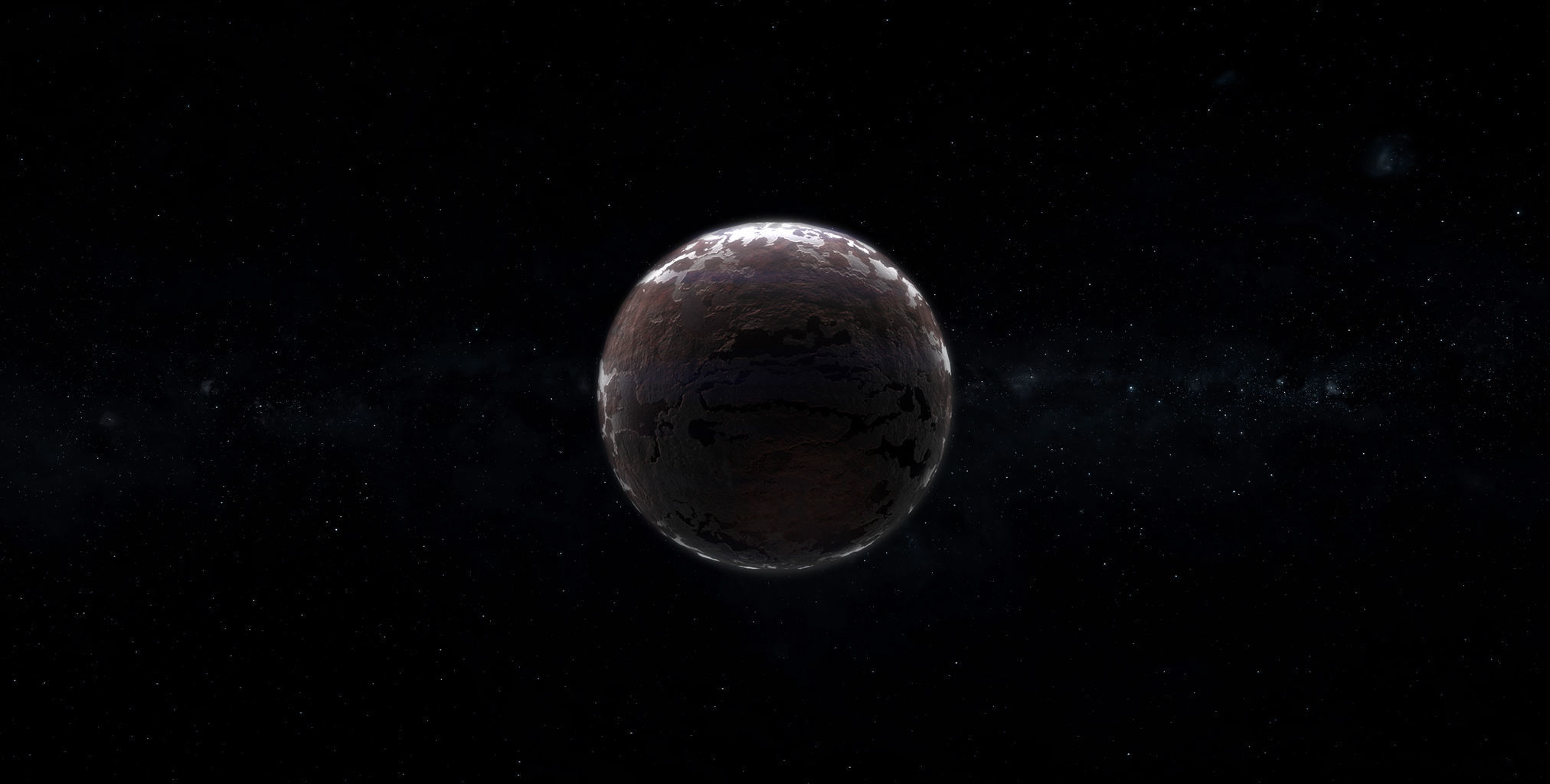 Alien Planet 04 Low-poly 3D model_6