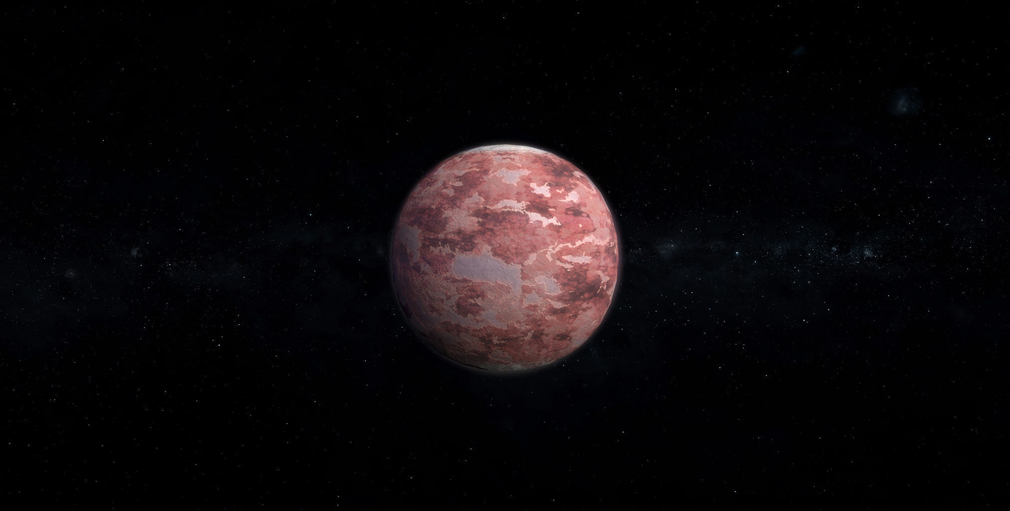 Alien Planet 04 Low-poly 3D model_3