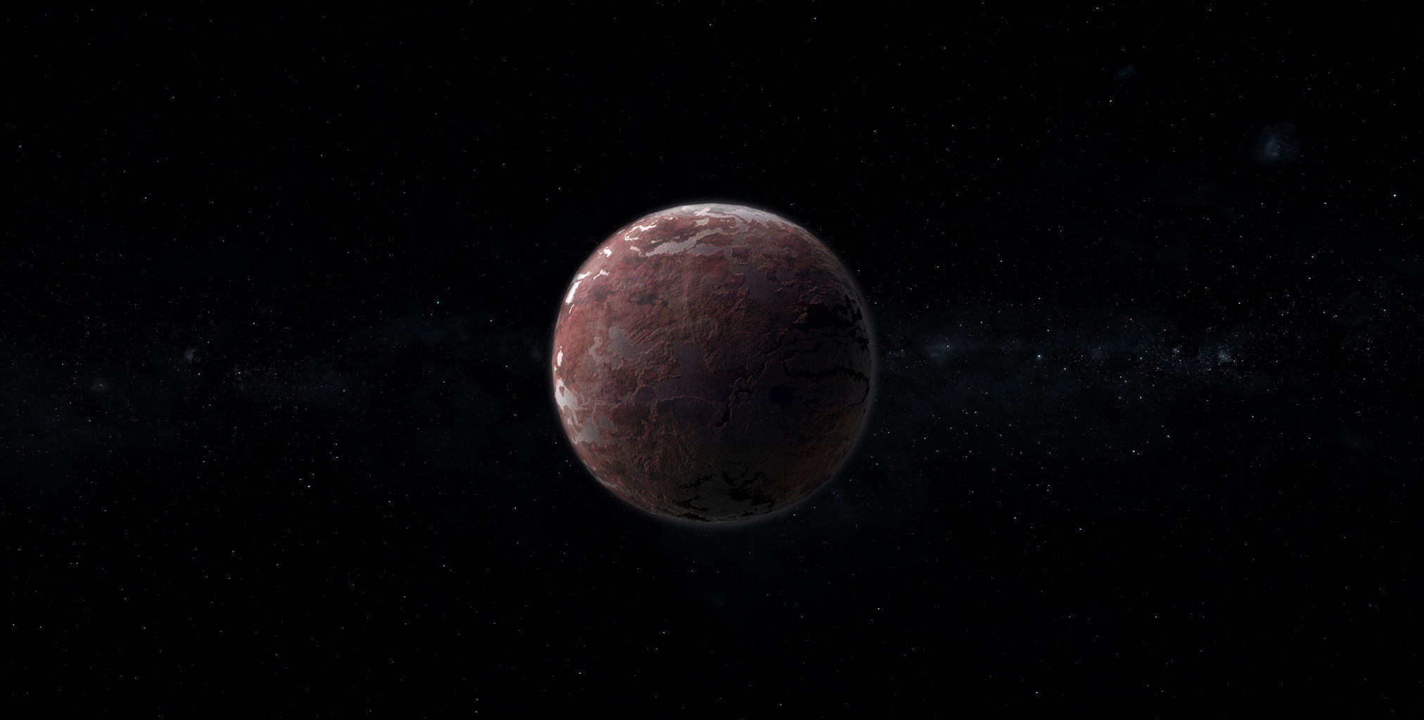 Alien Planet 04 Low-poly 3D model_7