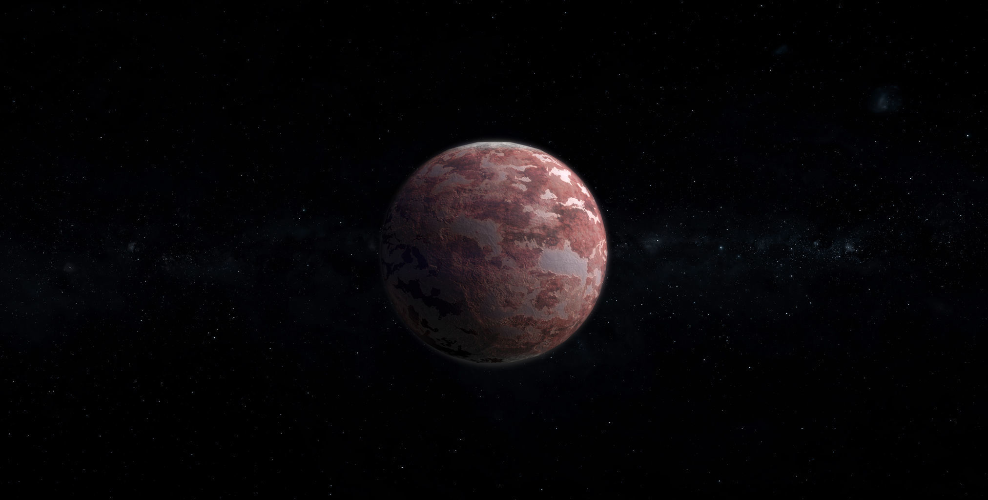 Alien Planet 04 Low-poly 3D model_4