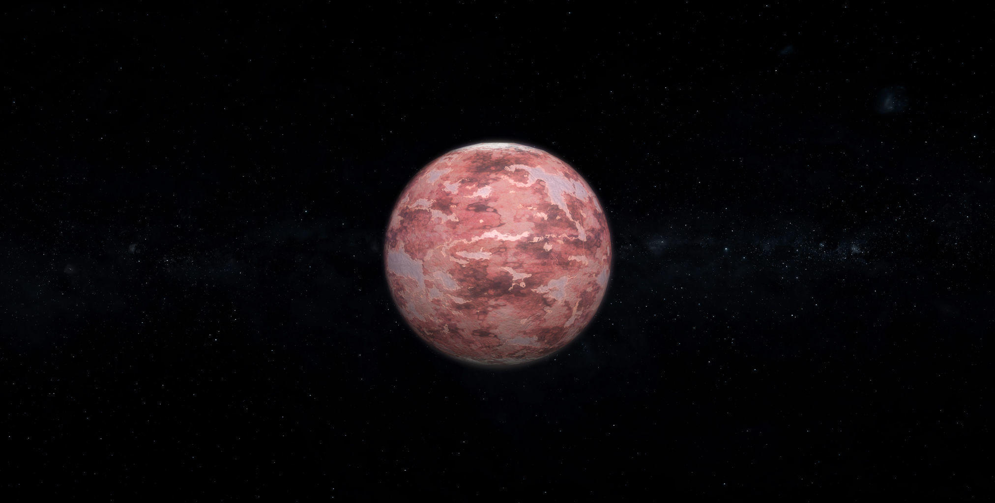 Alien Planet 04 Low-poly 3D model_2