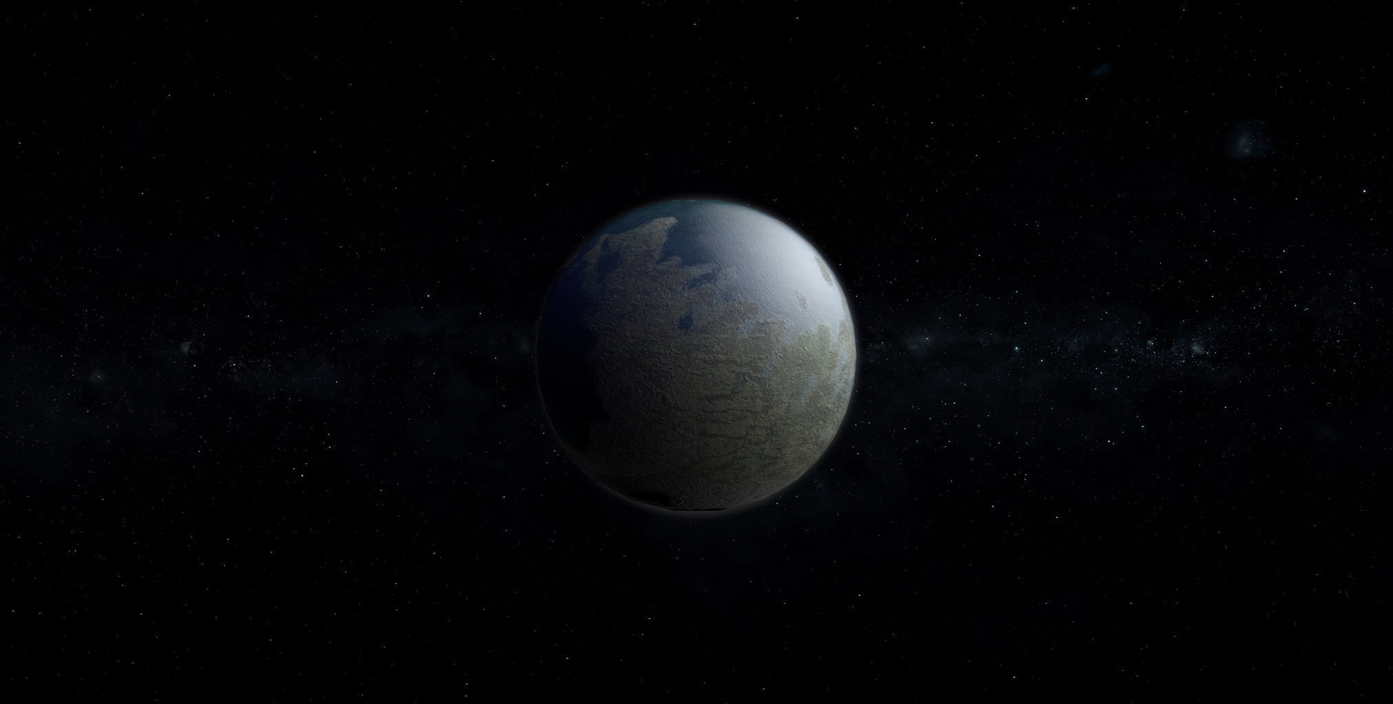 Alien Planet 03 Low-poly 3D model_4
