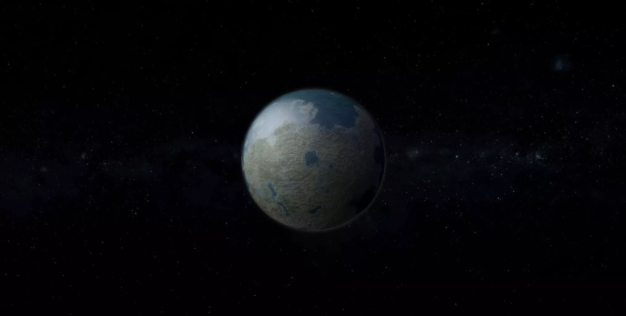 Alien Planet 03 Low-poly 3D model_0