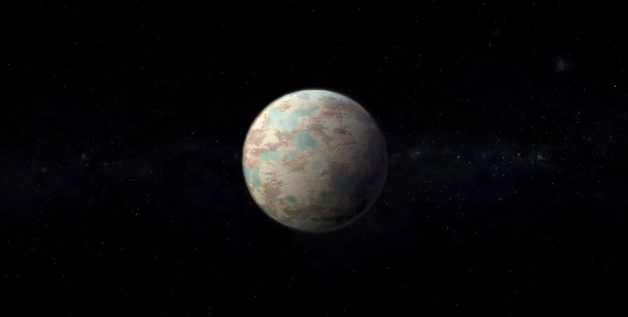 Alien Planet 02 Low-poly 3D model_0