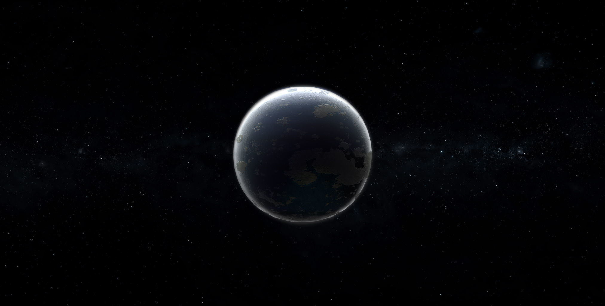 Alien Planet 01 Low-poly 3D model_6