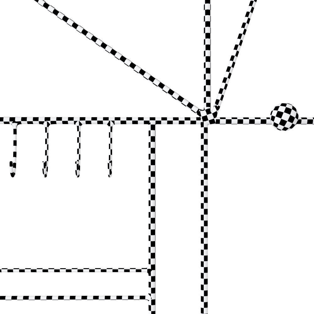 Idris Jewelry Organizer 3D model_13