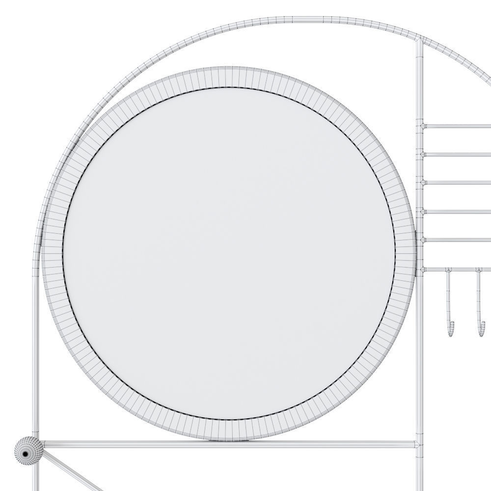 Idris Jewelry Organizer 3D model_12