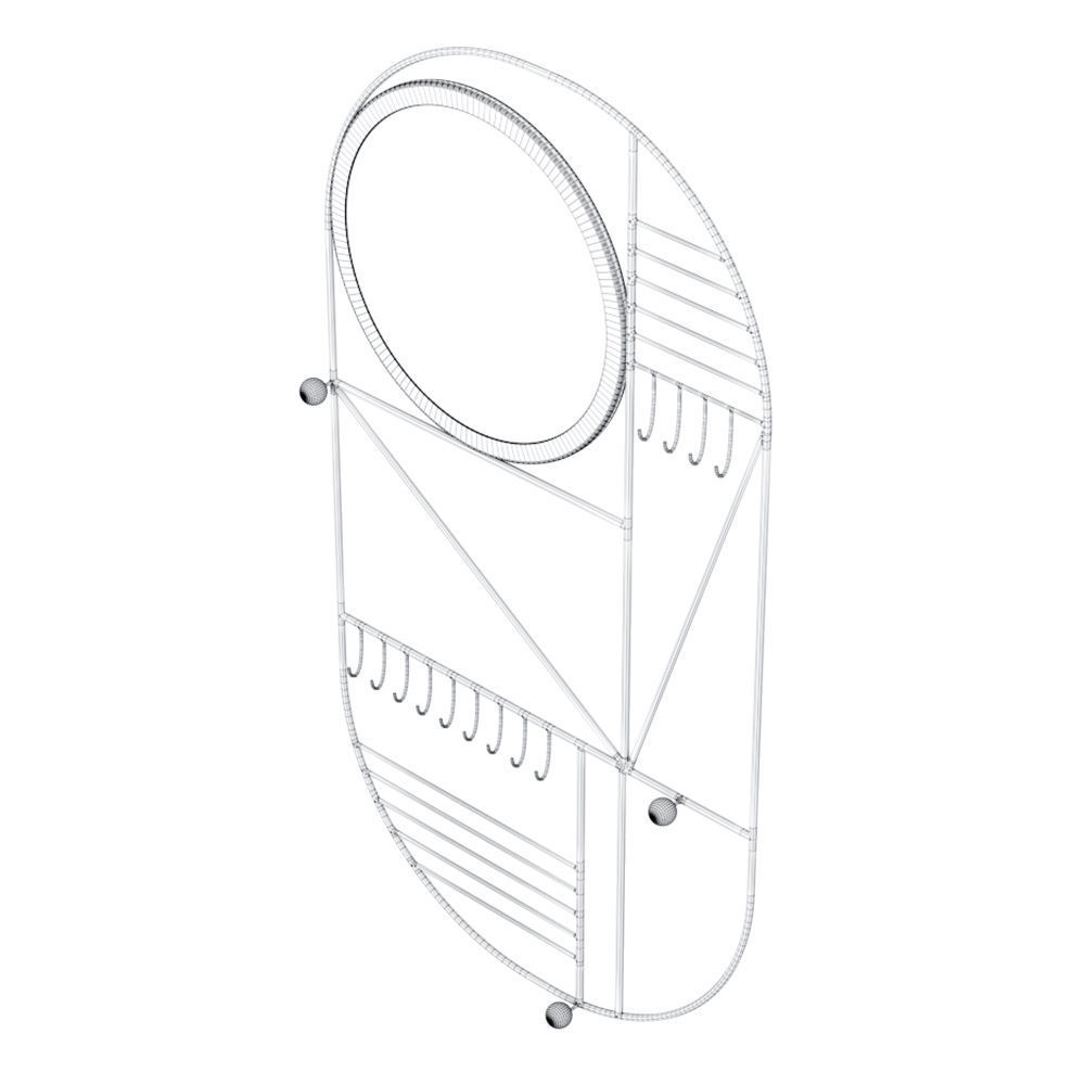 Idris Jewelry Organizer 3D model_10