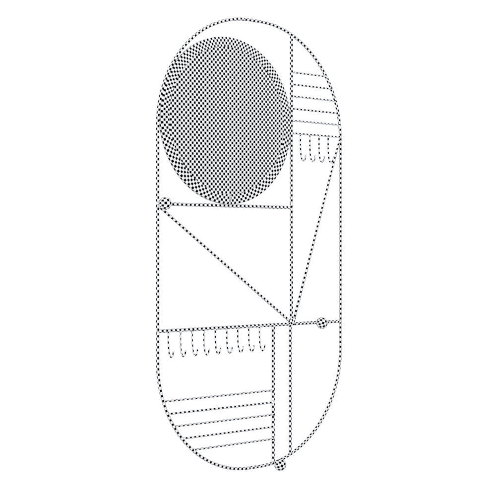 Idris Jewelry Organizer 3D model_9