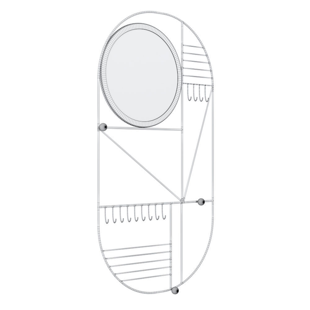 Idris Jewelry Organizer 3D model_8