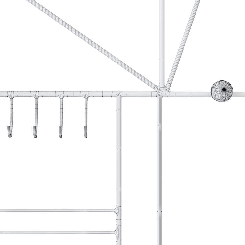 Idris Jewelry Organizer 3D model_14