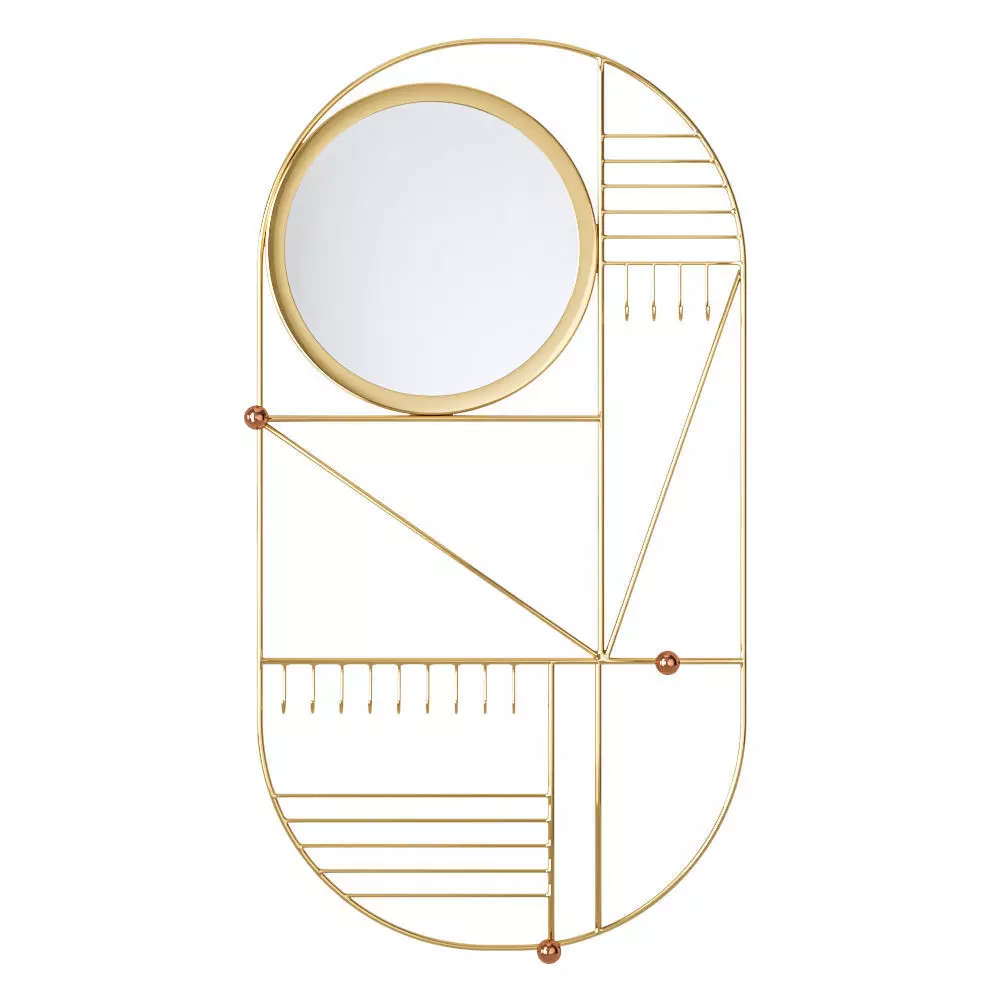 Idris Jewelry Organizer 3D model_0