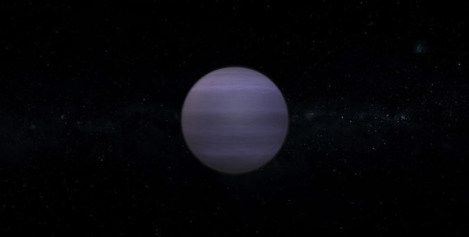 Gas Giant Alien Planet 10 Low-poly 3D model